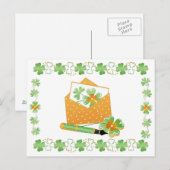 Briefkaart-Sending Irish Love Briefkaart (Voorkant / Achterkant)