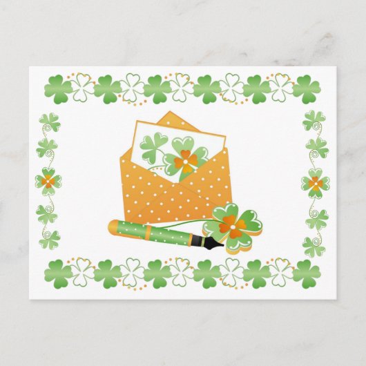 Briefkaart-Sending Irish Love Briefkaart (Voorkant)