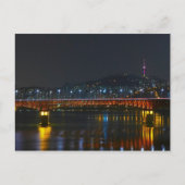Briefkaart Seongsu Bridge / Seoul Tower, Zuid-Kore (Voorkant)