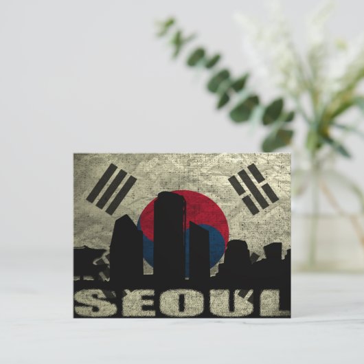 Briefkaart Seoul (Staand voorkant)