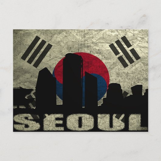 Briefkaart Seoul (Voorkant)