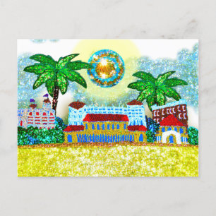 Briefkaart Sequin Bondi Beach Sydney Australië