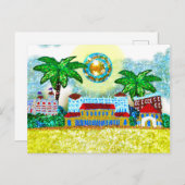 Briefkaart Sequin Bondi Beach Sydney Australië (Voorkant / Achterkant)