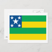 Briefkaart Sergipe Flag (Voorkant / Achterkant)