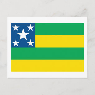Briefkaart Sergipe Flag