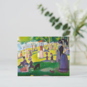 Briefkaart Seurat La Grande Jatte (Staand voorkant)