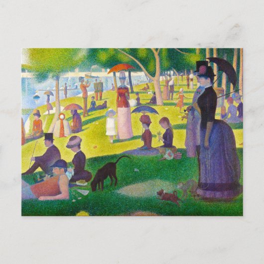 Briefkaart Seurat La Grande Jatte (Voorkant)