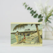 Briefkaart  Seven Mile Bridge Florida (Staand voorkant)