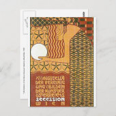 Briefkaart: Sezession Art -14e Weense tentoonstell Briefkaart (Voorkant / Achterkant)