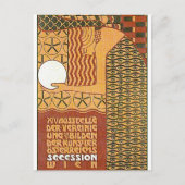 Briefkaart: Sezession Art -14e Weense tentoonstell Briefkaart (Voorkant)