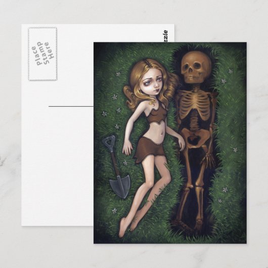 briefkaart "Shallow Grave" (Voorkant / Achterkant)