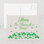 Briefkaart - Shamrocks (Voorkant / Achterkant)