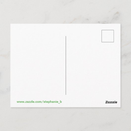 Briefkaart - Shamrocks (Achterkant)