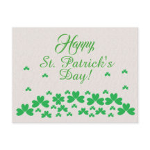 Briefkaart - Shamrocks