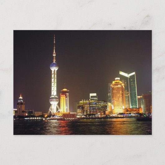 Briefkaart Shanghai Night Cruise, China (Voorkant)