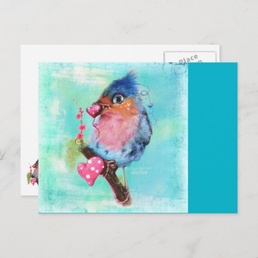 briefkaart ©Sheena Pike (Voorkant / Achterkant)