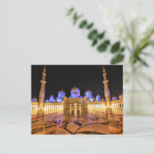 Briefkaart Sheikh Zayed Grand Mosque, Abu Dhabi (Staand voorkant)