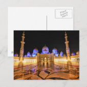 Briefkaart Sheikh Zayed Grand Mosque, Abu Dhabi (Voorkant / Achterkant)