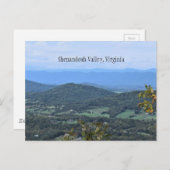 Briefkaart Shenandoah Valley (Voorkant / Achterkant)