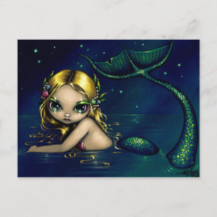 briefkaart "Shimmering Mermaid"
