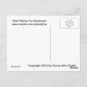 briefkaart "Shout" (Achterkant)