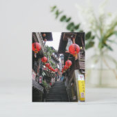 Briefkaart Shuchi Street, Jioufen, Taiwan (Staand voorkant)