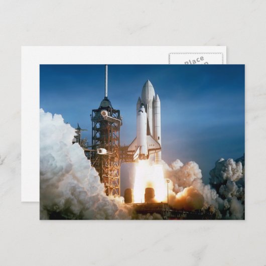 briefkaart "Shuttle Shuttle" (Voorkant / Achterkant)