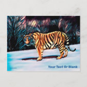 Briefkaart Siberian Tiger (Voorkant)