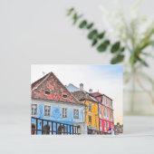 Briefkaart Sibiu-gebouwen (Staand voorkant)