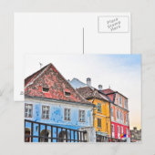 Briefkaart Sibiu-gebouwen (Voorkant / Achterkant)
