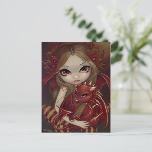 briefkaart "Sienna Dragonling" (Staand voorkant)