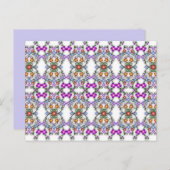 briefkaart sierbloemen (Voorkant / Achterkant)