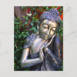 Briefkaart | Silver Buddha