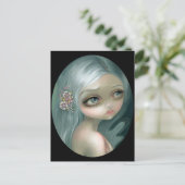 briefkaart "Silver Introspection" (Staand voorkant)