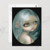 briefkaart "Silver Introspection" (Voorkant / Achterkant)