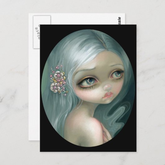 briefkaart "Silver Introspection" (Voorkant / Achterkant)