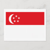 Briefkaart Singapore-vlag (Voorkant)