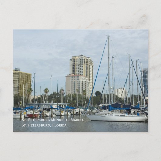 Briefkaart Sint-Petersburg-Marina (Voorkant)