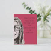 briefkaart Sisterhood serie - Gloria (Staand voorkant)