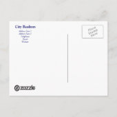 Briefkaart Sjabloon City Realtors (Achterkant)