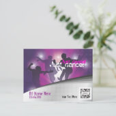 Briefkaart Sjabloon Event Dance (Staand voorkant)