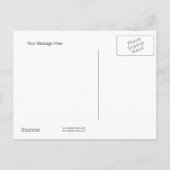 Briefkaart Sjabloon Generiek Grijs 1 (Achterkant)