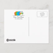 Briefkaart Sjabloon Huis Realtors (Achterkant)