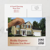 Briefkaart Sjabloon Realty Experts (Voorkant / Achterkant)