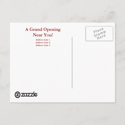 Briefkaart Sjabloon Realty Experts (Achterkant)