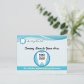 Briefkaart Sjabloon Tandheelkundige zorg (Staand voorkant)