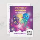 Briefkaart Sjabloon Viering (Voorkant / Achterkant)