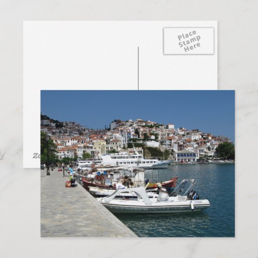 Briefkaart Skopelos (Voorkant / Achterkant)