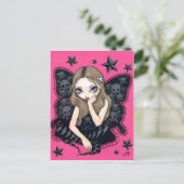 briefkaart "Skulls and Stars" (Staand voorkant)