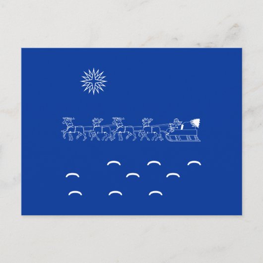 Briefkaart - Slaapslag Sinterklans (Voorkant)